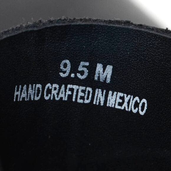 Marciante Black Leather The Marie Flats Shoes Size 9.5 - Picture 8 of 10